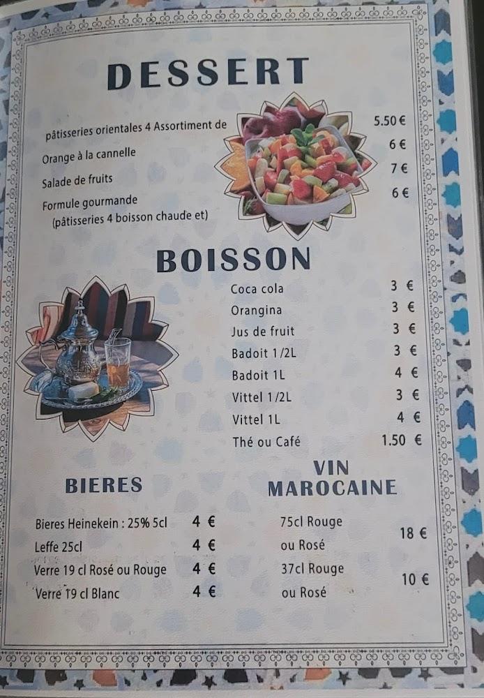 Les Délices de Shaïnez - Menu Image 1