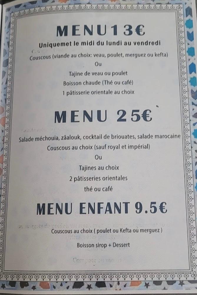 Les Délices de Shaïnez - Menu Image 4