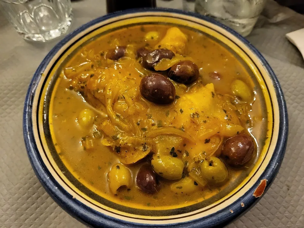 Tajine Poulet Aux Olives Et Citron Confit